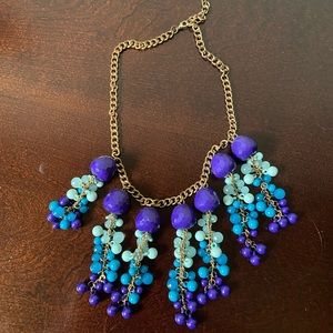 Blue Statement Necklace